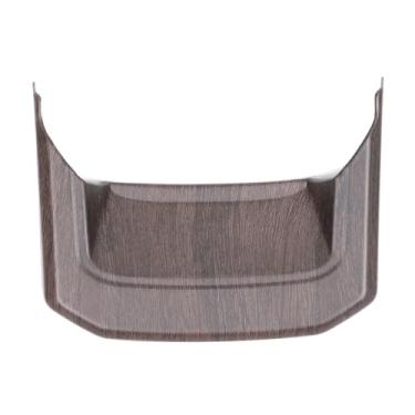 Imagem de Heutamo Tampa inferior do painel do console central compatível com Toyota Land Cruiser Prado 250 J250 LC250 2024 2025 acessórios, acessórios de acabamento de placa de painel ABS (padrão de madeira de