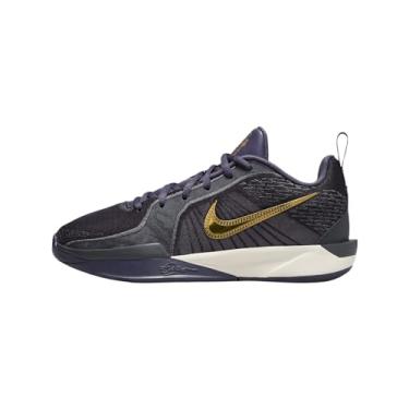 Imagem de Nike Sabrina 2 Tênis de basquete infantil grande (FZ7302-500, uva escura/antracite/marfim pálido/ouro metálico), Uva escura/antracite/marfim claro/ouro metálico, 17