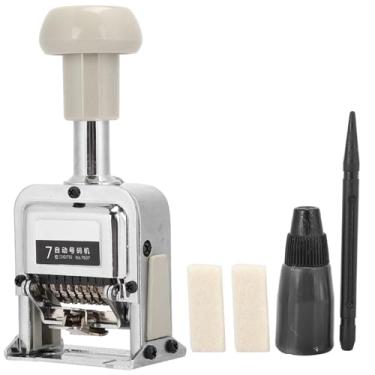 Imagem de Selos de Número, Carimbo de Número Automático, Máquina de Numeração Automática para Equipamentos de Escritório, Material Escolar