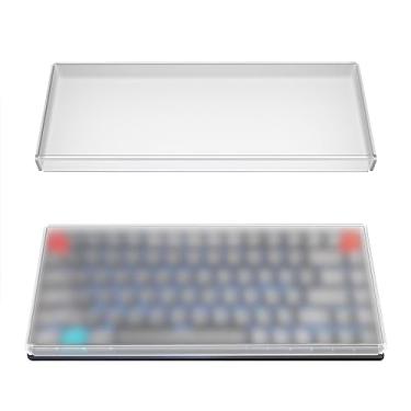 Imagem de Geekria Capa antipoeira para teclado 75% compacto de 84 teclas, compatível com Logitech MX Mechanical Mini, teclas POP, Keychron K2 (acrílico fosco)