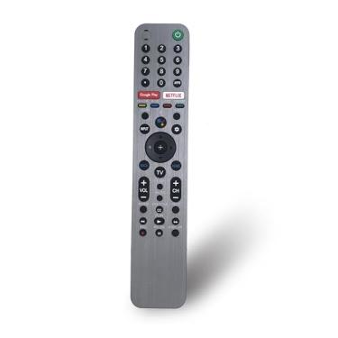 Imagem de Controle remoto de substituição por voz para Smart TV Sony Bravia XBR-A9G XBR-55X950H XBR-55X950G XBR-55X800H XBR-55X900H XBR-65X950G XBR-65A9G XBR-55A9G XBR-77A9G XBR-47A9G 8A9S X BR-55X850G