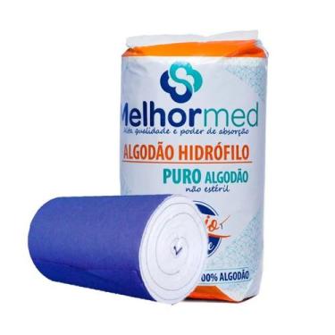Imagem de Algodão Hidrofílico Rolo de 500g - 100% Algodão Melhormed - Melhor Med