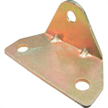 Imagem de Cantoneira Para Moveis Overtime 3 Furos Zincada Caixa Com 25 Pecas