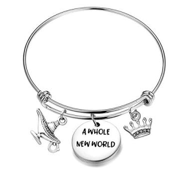 Imagem de BNQL A Whole New World Pulseira Aladdin Presente para ela 8 inches