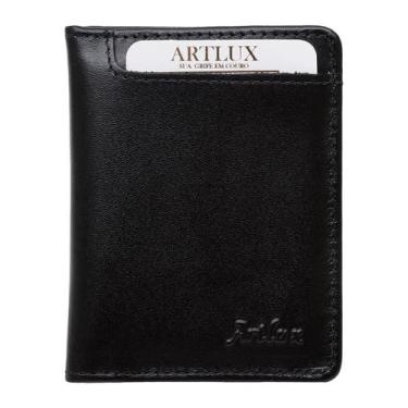 Imagem de Carteira em Couro Artlux Unissex com Visor para Cnh 8002, Preto