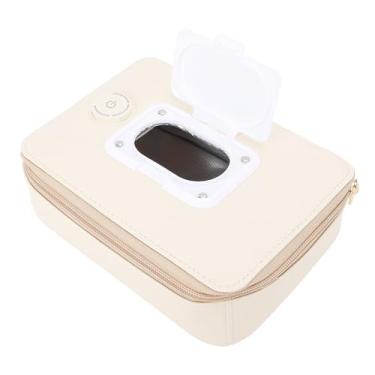 Imagem de Limpa Constante de Temperatura Mais Quente, Material de Couro Pu de Grande Capacidade de Aparência Elegante Lenços de Aquecimento Molhados Dispensador de Aquecimento para Casa