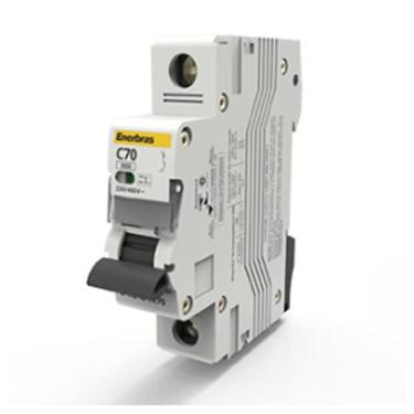 Imagem de Disjuntor Monopolar Curva C 70A Din - Enerbras - Dt3-E1C70
