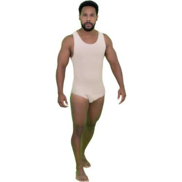 Imagem de Regata Body Suit Homem Carnaval - Carolina Wuykj, Bege, GG, Masculino