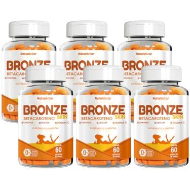 Imagem de Kit Combo 6 Bronze Skin Betacaroteno + Vitamina C 360 Cápsulas Natunéctar