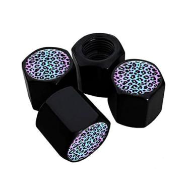 Imagem de Tampas de haste de válvula de pneu de metal, pacote com 4, tampas de haste de roda de carro, tampas de válvula de ar universais de alumínio para carros, caminhões, SUVs, bicicletas, motocicletas,