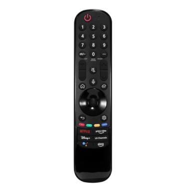 Imagem de Controle remoto de TV com função de voz e ponteiro compatível com LG Smart TV 2019-2022, Magic Remote AN-MR23GA MR22GN para OLED QNED NANOCell 4K 8K (1 controle remoto sem capa)