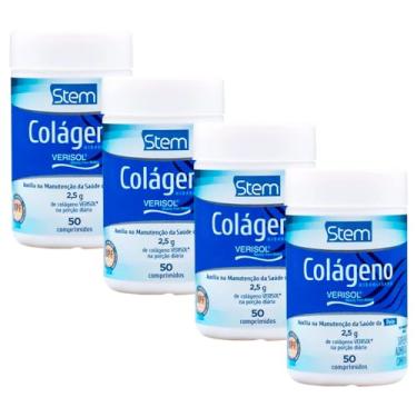 Imagem de Kit 4 Colágeno Hidrolisado Verisol Stem 50 Comprimidos