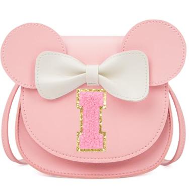 Imagem de OYLOLA Presentes de aniversário para meninas de 3, 4, 5, 6, 7 e 8 anos, bolsa infantil para meninas pequenas, presente para meninas, Rosa-rosa