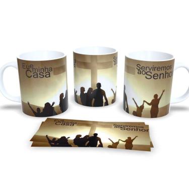 Imagem de Canecas Evangélicas Personalizadas Fé e Inspiração em Cada Gole