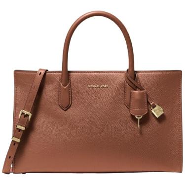 Imagem de Michael Kors Bolsa média Scarlett, Ferragens douradas/couro venus macio/bagagem, One Size
