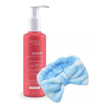 Imagem de Sabonete Facial Gluco+ 130ml – Limpeza Profunda, Ação Antioxidante e Hidratação para Peles Sensíveis e Envelhecidas + Faixa de Cabelo Felpuda