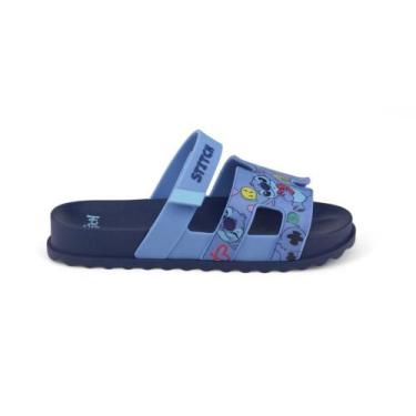 Imagem de Chinelo Slide Infantil menina Disney Glam Stitch 23296 Grendene, 28, A