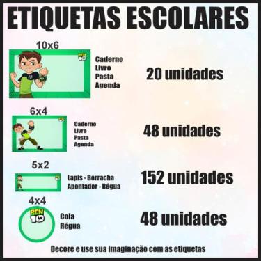Imagem de Etiqueta Adesiva Escolar em Vinil Tema Personagem FREE FIRE - Dekal De