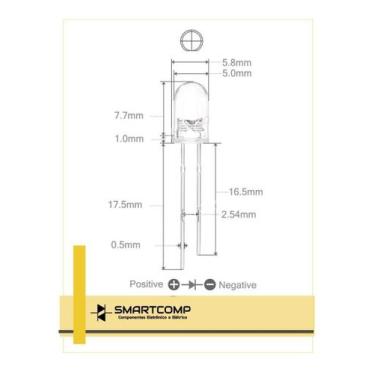 Imagem de Kit 500x led alto brilho verde - 5mm - LAMPS