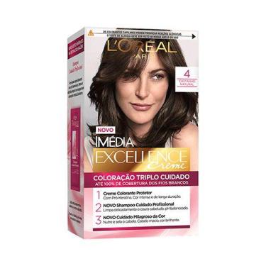 Imagem de Coloração Imédia Excellence - 4 Castanho Natural - L'ORÉAL
