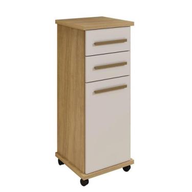 Imagem de Balcão Tokio Master MDF Arte Móveis - Arte Moveis, Cinamomo/ Off White