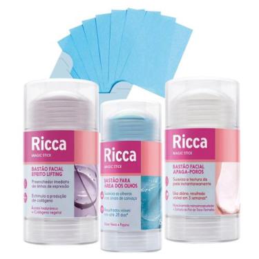 Imagem de Bastão Facial Apaga Poros Efeito Lifting Area Olhos Ricca