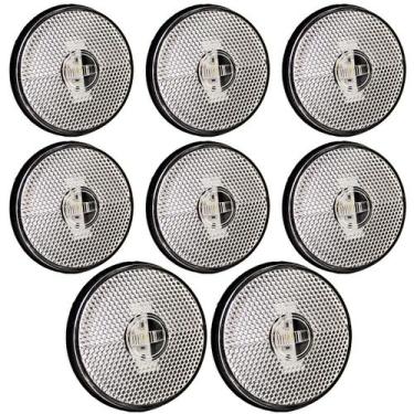 Imagem de 8 Lanterna Lateral Caminhão Carreta Baú Randon LED BIVOLT CR - Prime