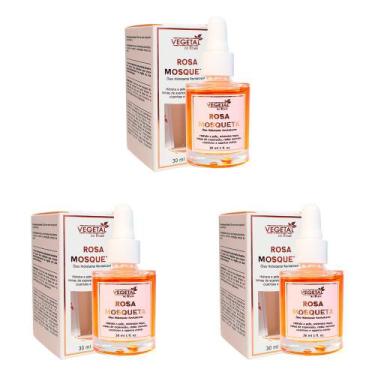 Imagem de Kit 3 Und Óleo Corporal Vegetal Do Brasil Rosa Mosqueta 30ml