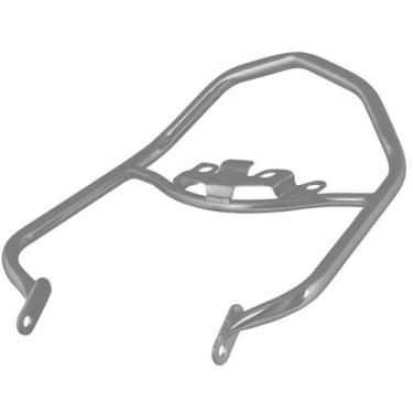 Imagem de Alça Moto Honda Bros 125 150 2003 a 2008 Cromo Forte Modelo Sport, PRA