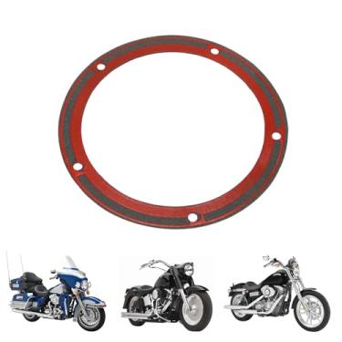 Imagem de IUVWISN 5 furos Derby Cover Gasket Twin Cam 25416-99X para Dyna Touring Softail FLSTF FXD Electra Road Glide Road King Motorcycle