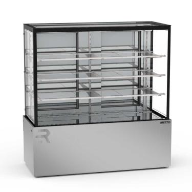 Imagem de Vitrine Refrigerada 1,45 Metros 3 Prateleiras Titanium Premium Inox VTPRR1450 3P 220V - Refrimate