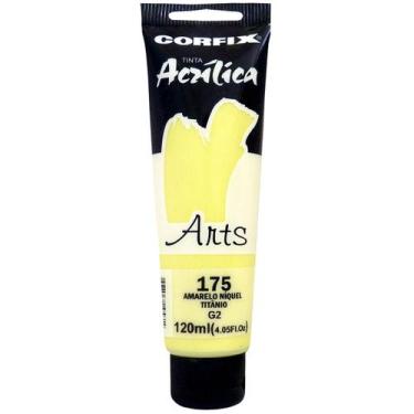 Imagem de Tinta Acrílica Arts Corfix 120ml 120ml G2 - 85120, 175 - AMARELO NIQUE