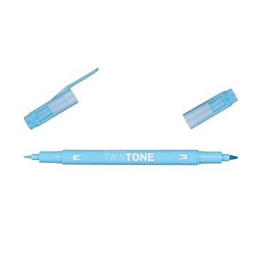 Imagem de Tombow, Caneta Twintone Dual Pen - Tom Pastel - 1 Unidade (Sky Blue)