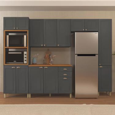 Imagem de Cozinha Completa 5 Peças 14 Portas 2 Gavetas Paris Indekes