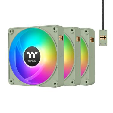 Imagem de Ventilador de resfriamento Thermaltake CT140 ex argb Reverse Matcha Green