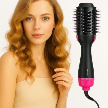 Imagem de Escova Secadora Secadir Profissional Seca Alisa Modela Cabelo 110V - L