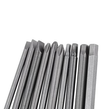 Imagem de Bits de Chave de Fenda Magnéticos BST Conjunto de 1/4 HEXHANK 100mm de Comprimento para Exercícios Elétricos