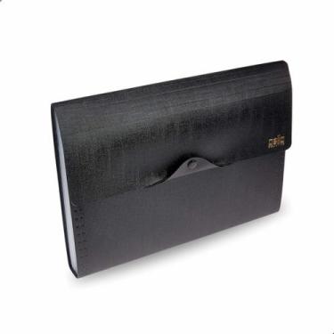 Imagem de Pasta Sanfonada A4 Com 12 Divisorias Organizadoras Fichario - Dello