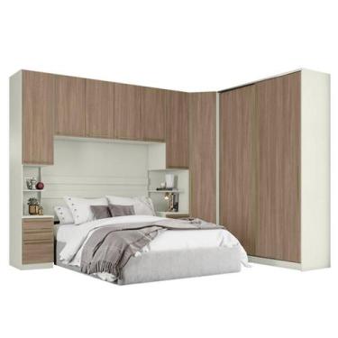 Imagem de Quarto Modulado Seletto 03 Areia/Jequitibá - Henn