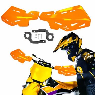 Imagem de PRO CAKEN Universal 7/20.3 cm 22 mm e 1 1/20.3 cm 28 mm guidão protetor de mão suporte de nylon para Dirt Bike Motocross ATV para SX SXF EXC XCW-Laranja