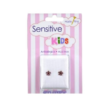 Imagem de Brinco Studex Sensitive Kids Daisy Rosa Fucsia Sk6023y