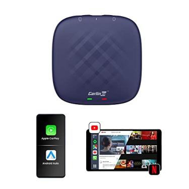 Imagem de CarPlay Ai Box Carlinkit Apple CarPlay Adaptador sem fio Android Auto Sem Fio. Sistema Magic Box Android 12.0/Netflix/YouTube/Google Play/4+64GB/QCM6125 8core/Bluetooth 4.2+5.0/4G