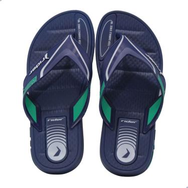 Imagem de Chinelo Masculino Rider 12015 Sprint Azul Verde e Branco
