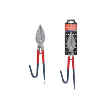 Imagem de Tesoura corneta 12" para chapas  funileiro tipo brasil 304mm