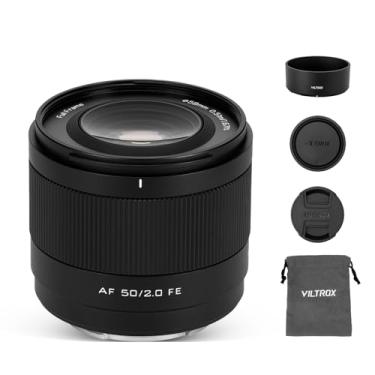 Imagem de VILTROX 50 mm F2.0 para lentes de câmera Sony AF 50 mm F2 E-Mount Shot lente grande abertura STM Prime para a6600 a6700 ZV-E10 FX30 FX3 A7C A7RII A7SIII A7II A7III A7RIII A7RIII A7IV A7RIV A7RV A9
