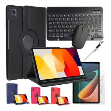 Imagem de Capa Teclado Tablet Para Redmi Pad Se 11 + Kit Completo - NoBrand, Pre