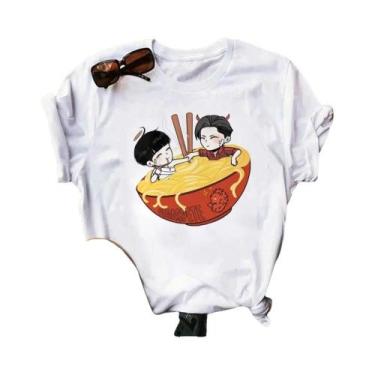 Imagem de Camiseta Feminina Harajuku Anime Y2K - Estilo Japonês Dorama, BR-G4, W