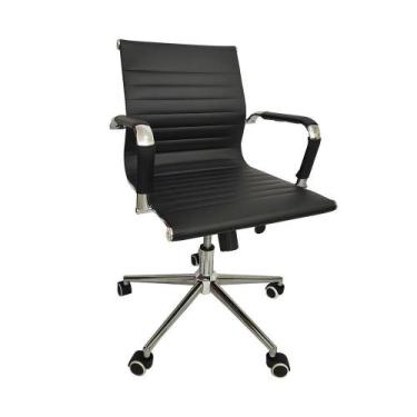 Imagem de Cadeira De Escritório Office Esteirinha Baixa Rivatti Preto