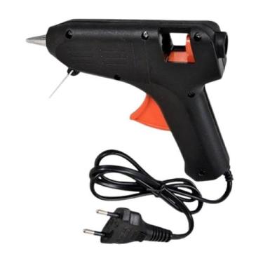 Imagem de Pistola Cola Quente Bico Fino 110V/220V cor preta 20w Bivolt - Hai Bra