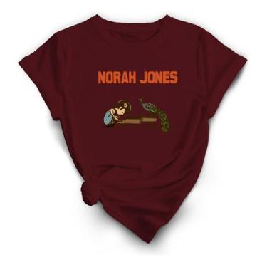 Imagem de Camiseta Frase Estampa Cantora Norah Jones, Referencia Show - Lobo Set